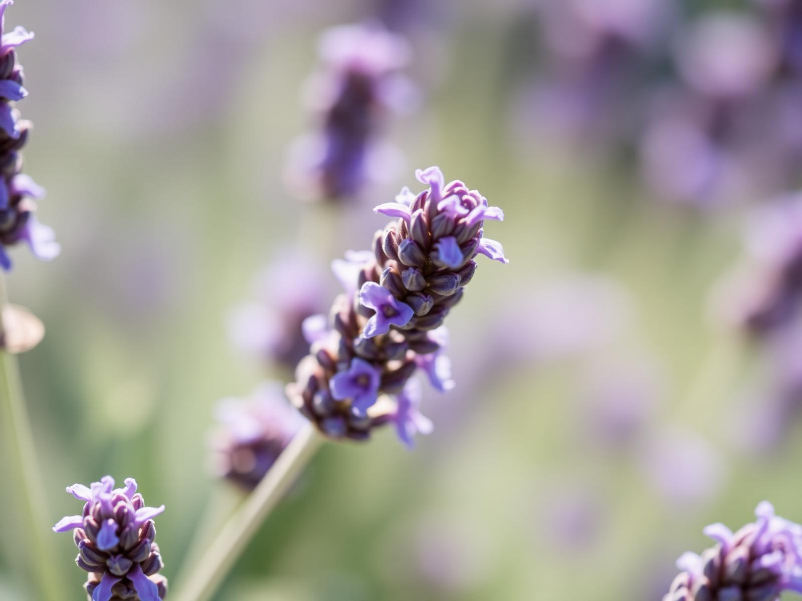 Lavender in bloom in Barbara's garden